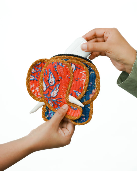 Elephant Red AirPod Pouch