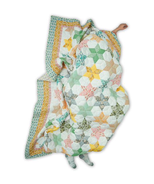 Queen bee King Size Patchwork Quilt