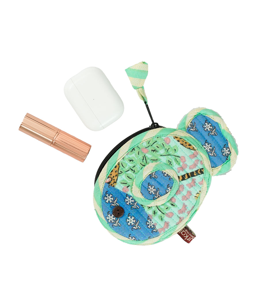 Blue Fishy Much AirPod Pouch