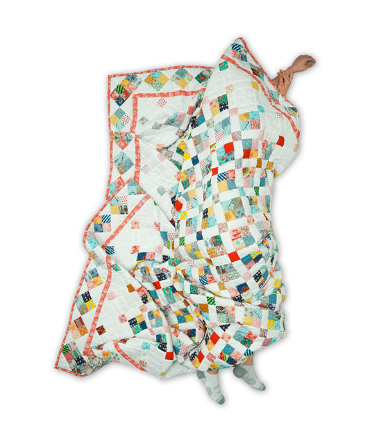 Confetti King Size Patchwork Quilt.