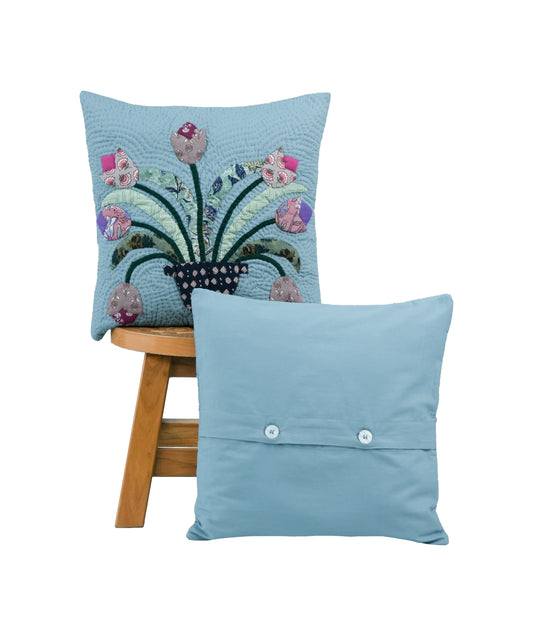 Tulip Pot Cushion Cover