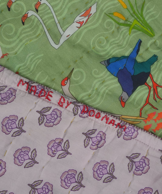 Chilika Single Size Organic Cotton Quilted Dohar