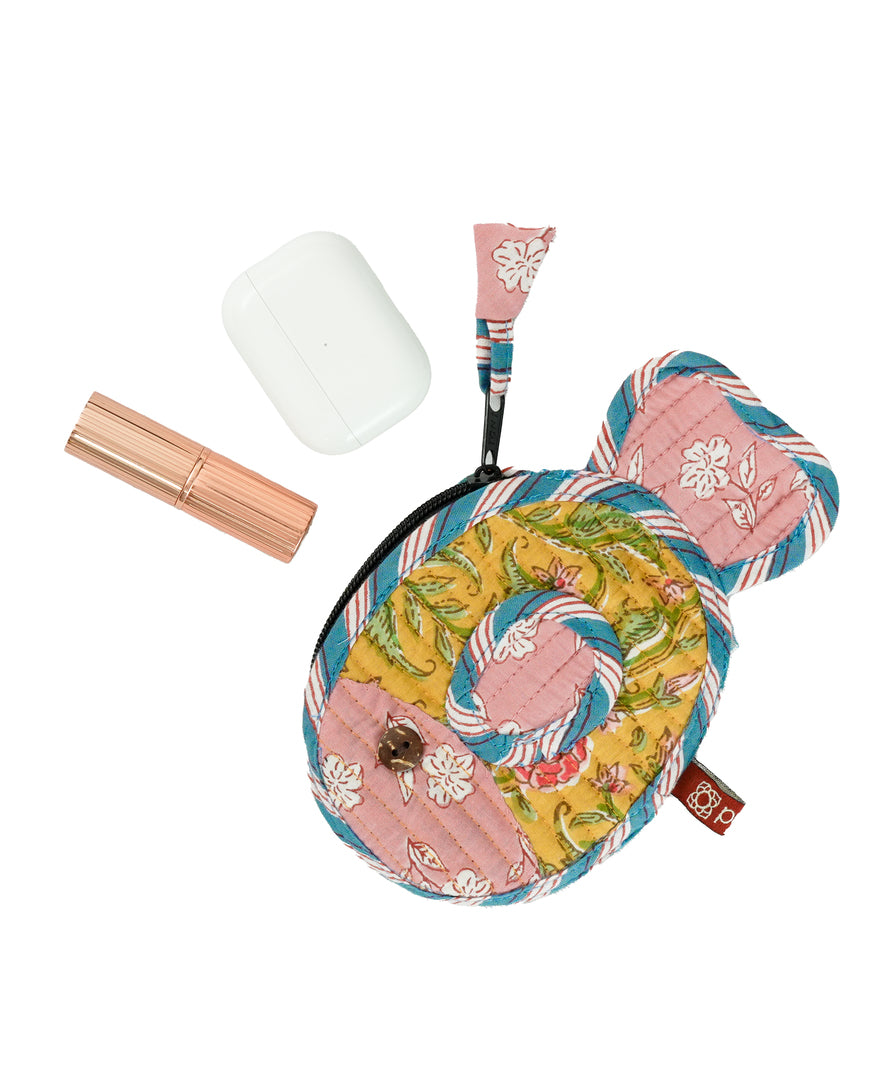 Pink Fishy Much AirPod Pouch