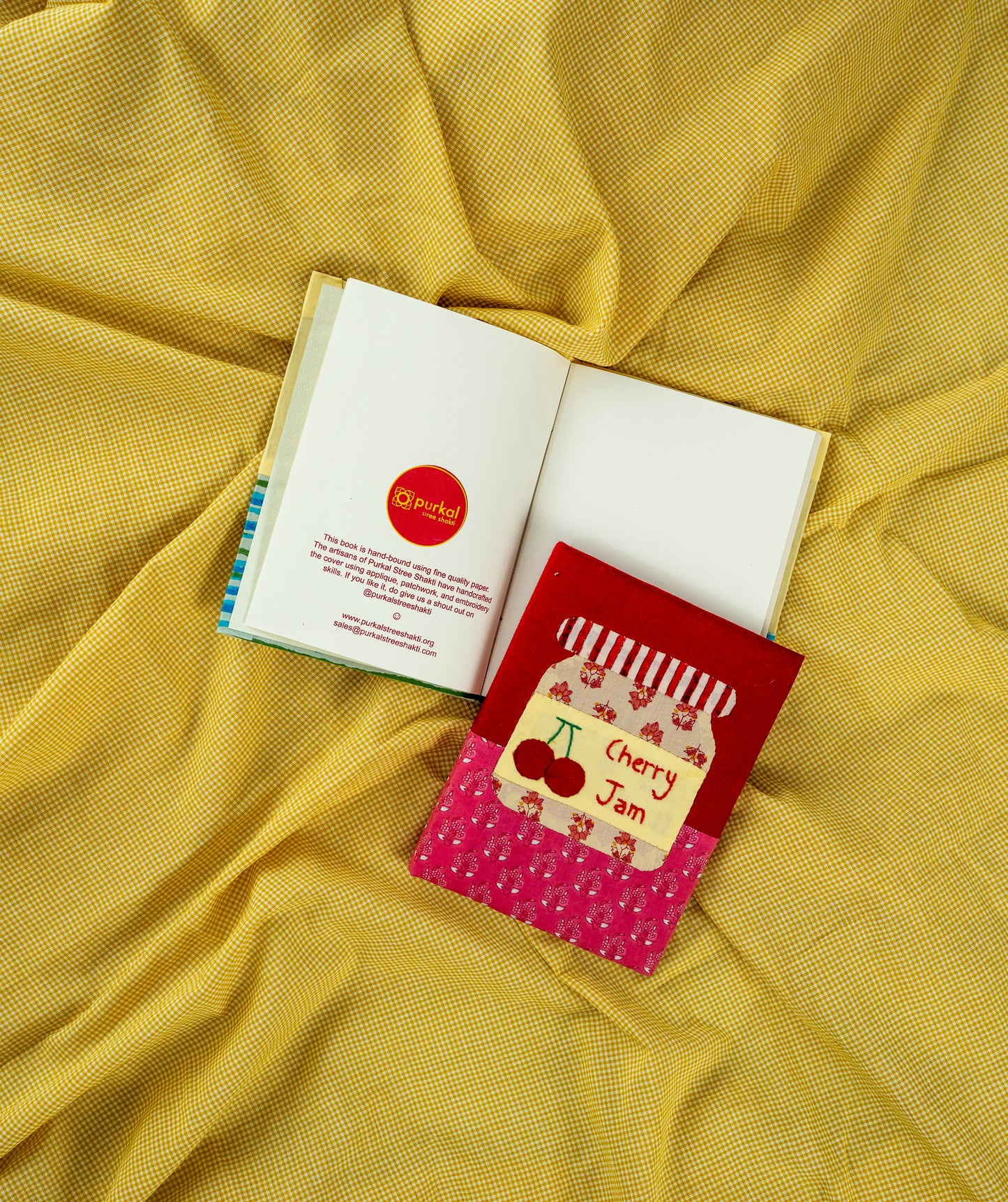 Cherry Jam Handmade Journal