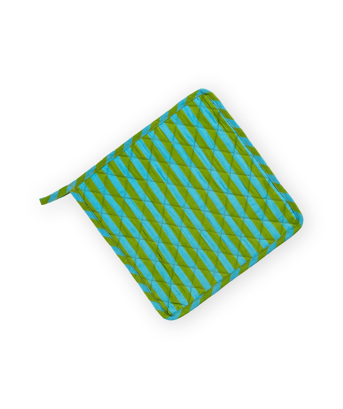 Green Stripe Ladybug & Heart Tea Cosy Set