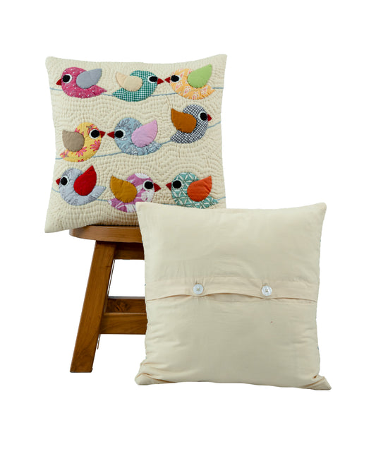 Anek Chidiya Cushion Cover