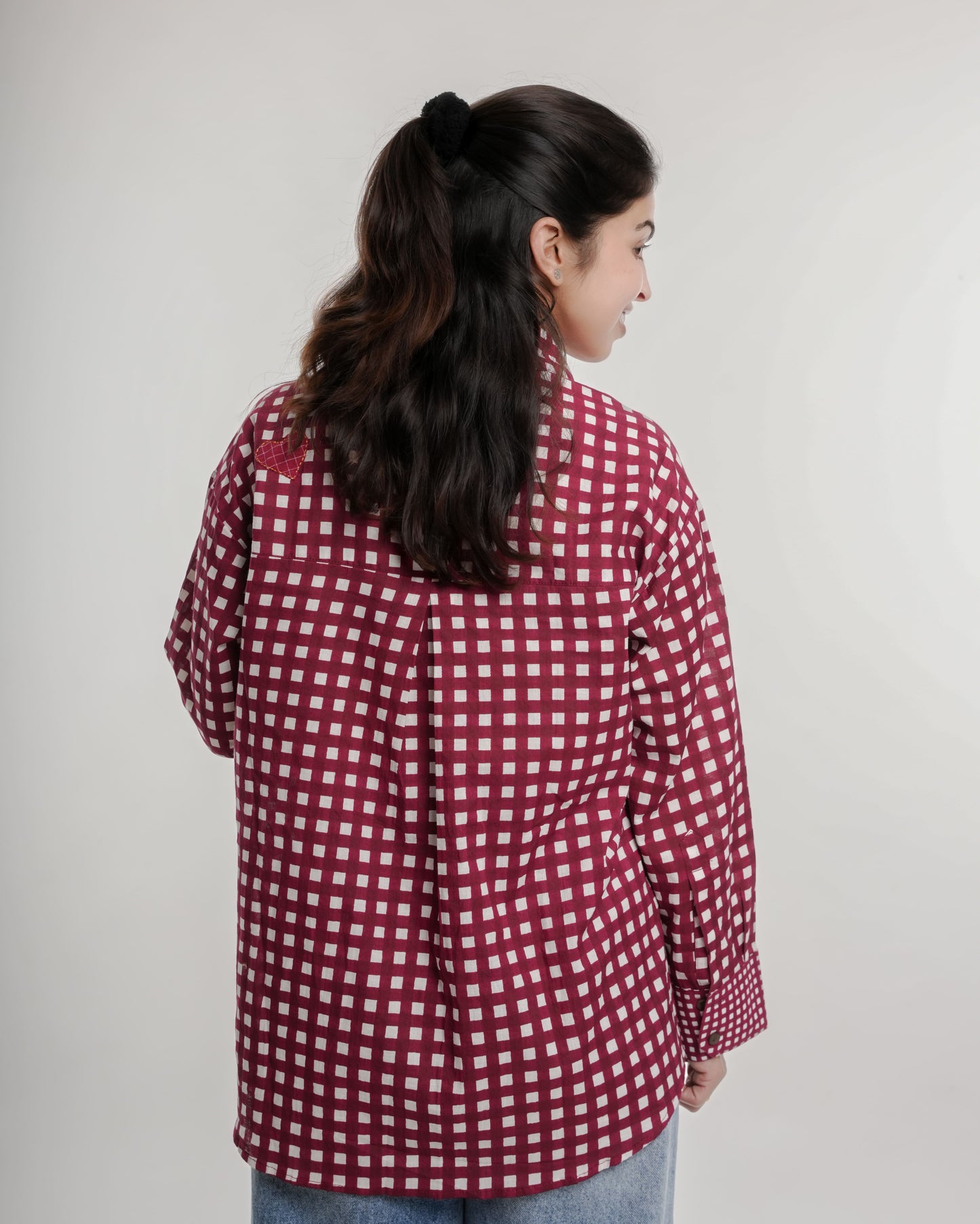 Big Check Lovebug Wearable Art Shirt