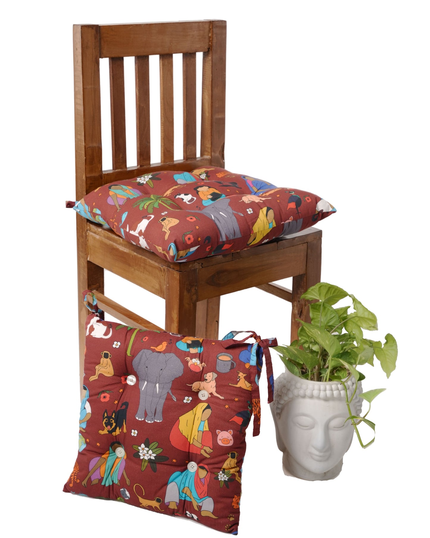 Pahadi Life Cotton Chair Pad