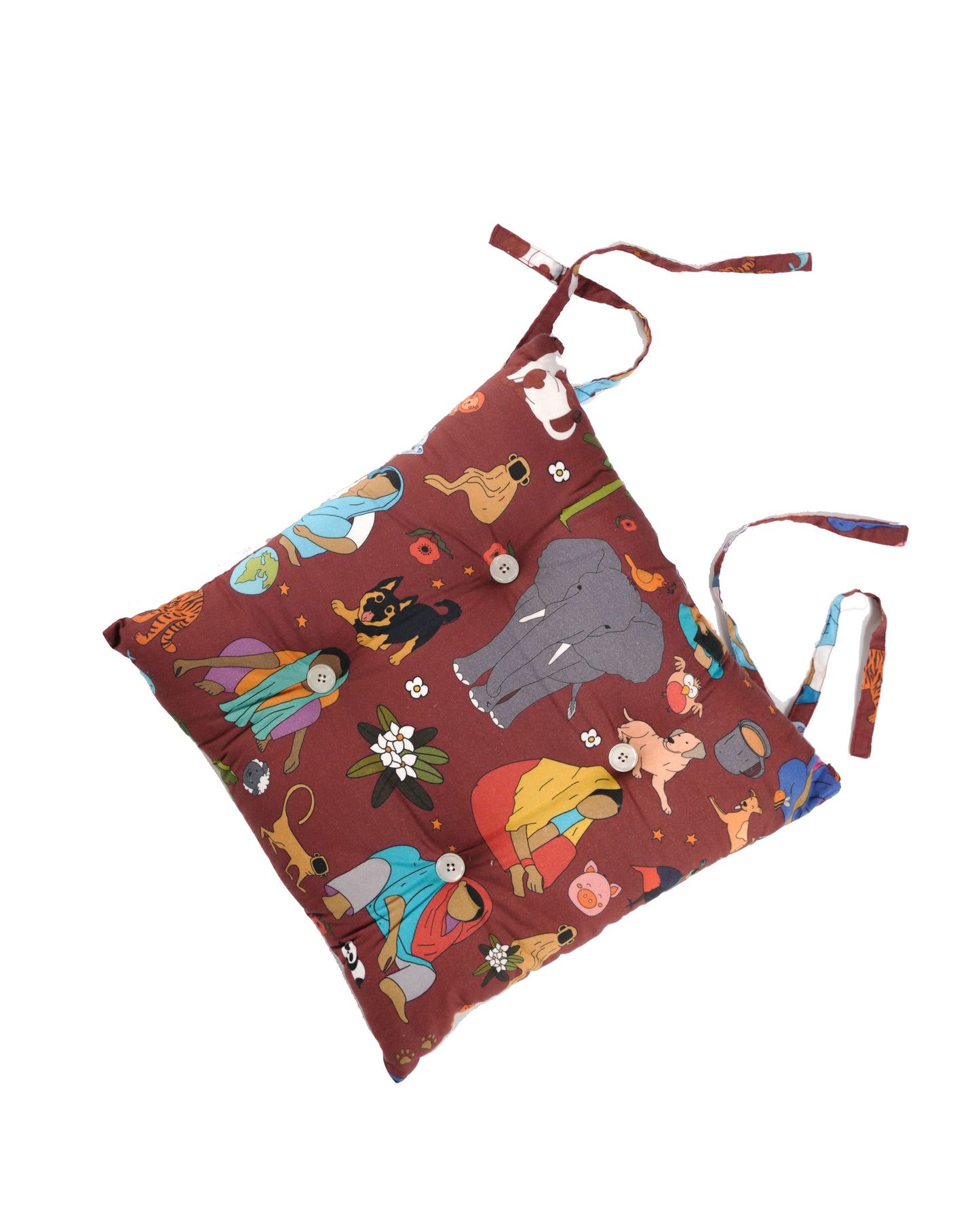 Pahadi Life Cotton Chair Pad