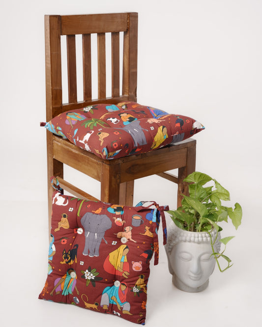 Pahadi Life Cotton Chair Pad