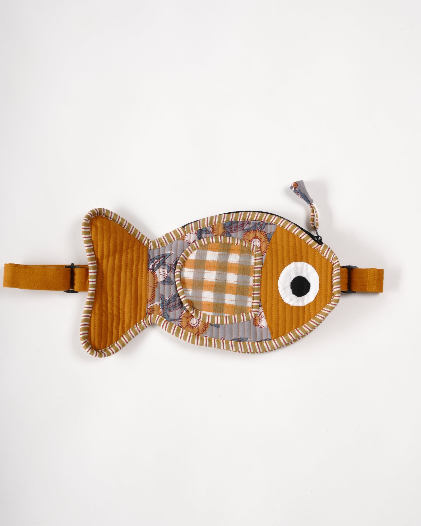 Mustard Fish Crossbody Bag