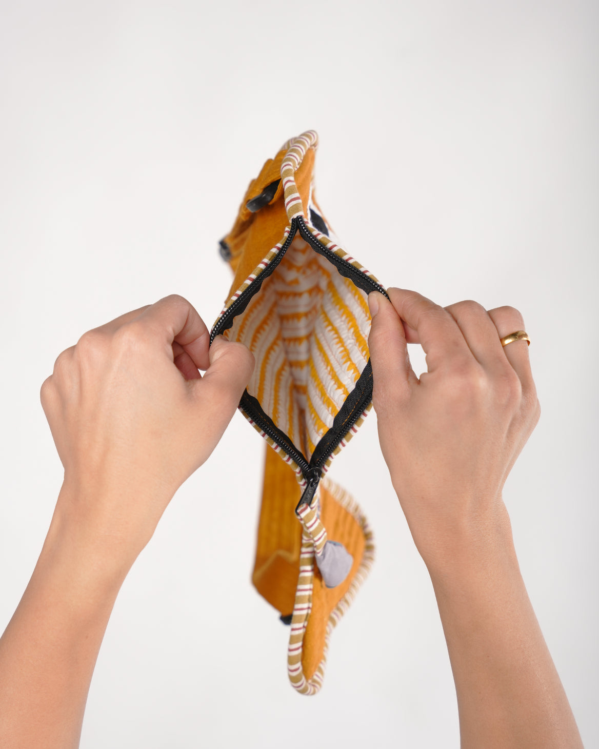 Mustard Fish Crossbody Bag