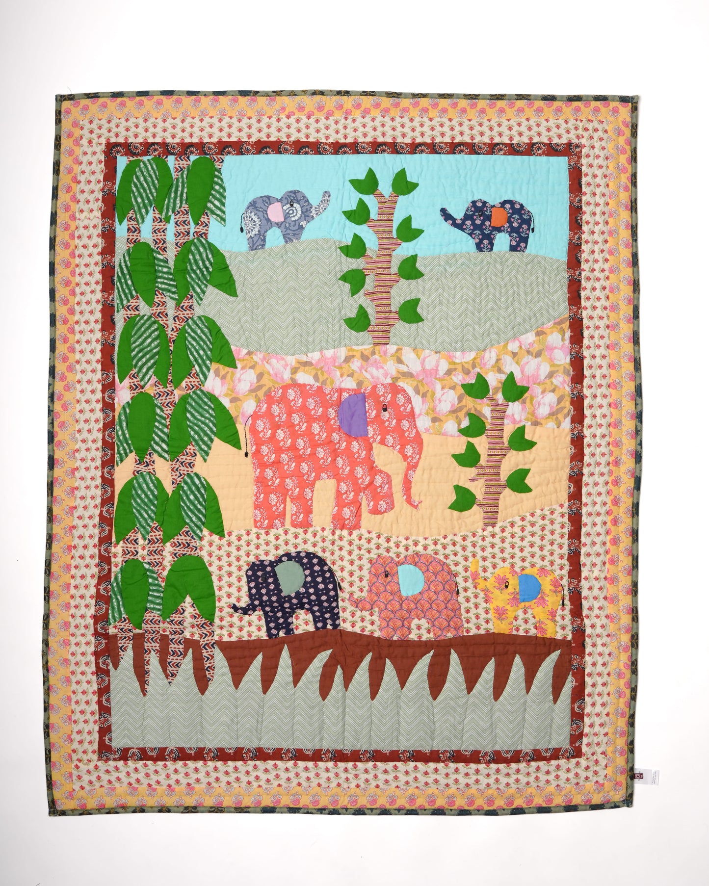 Elephant Safari Baby Quilt 🐘