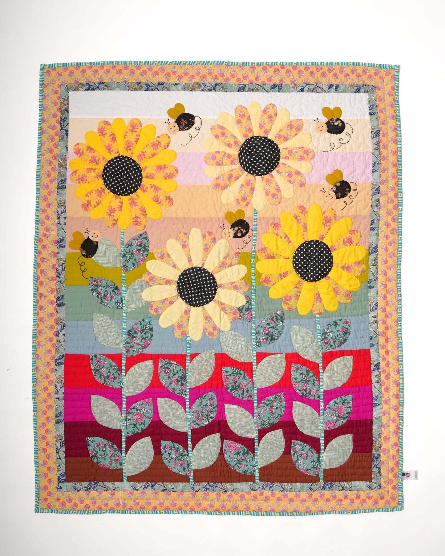 Sunflower Baby Quilt 🌻