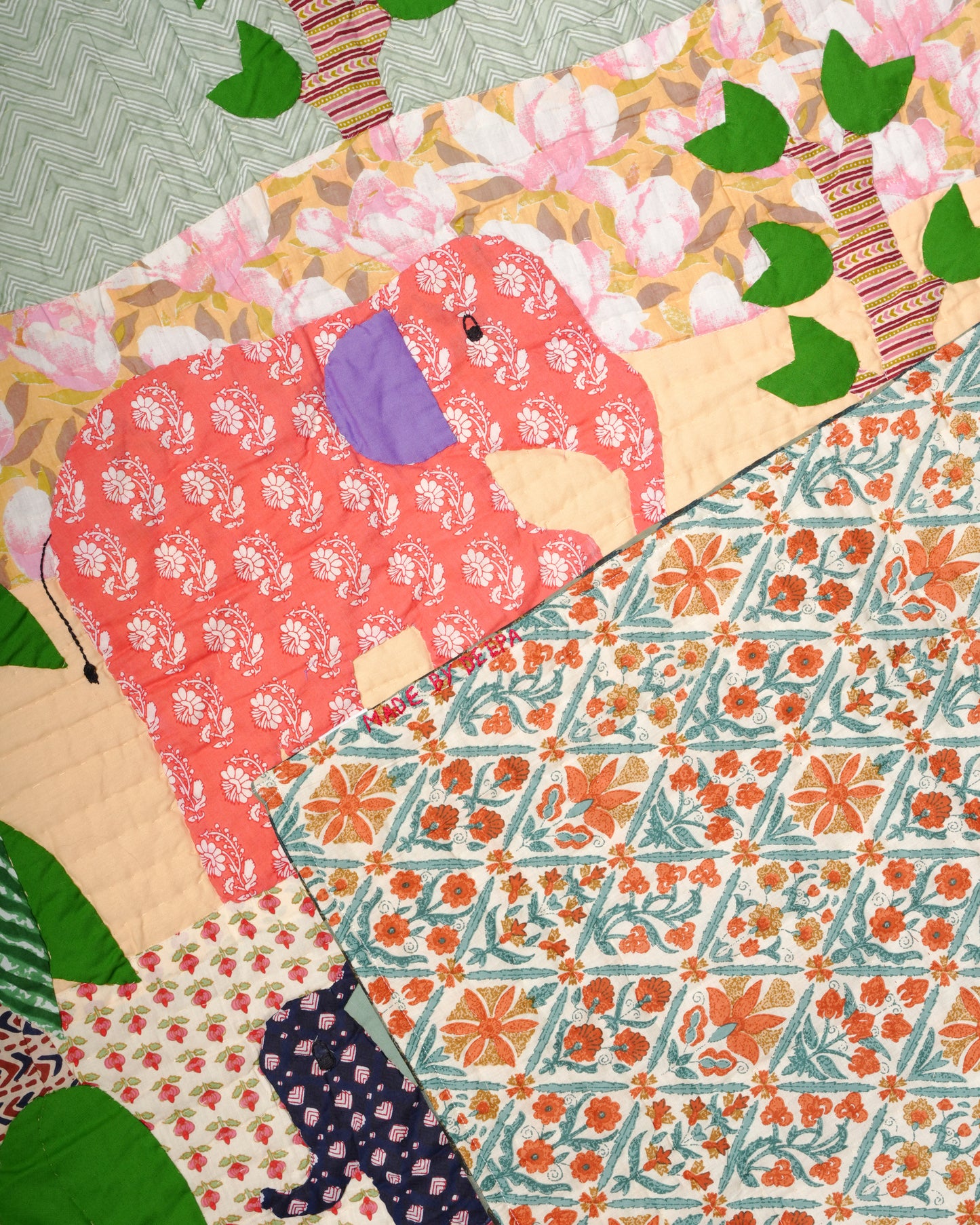 Elephant Safari Baby Quilt 🐘
