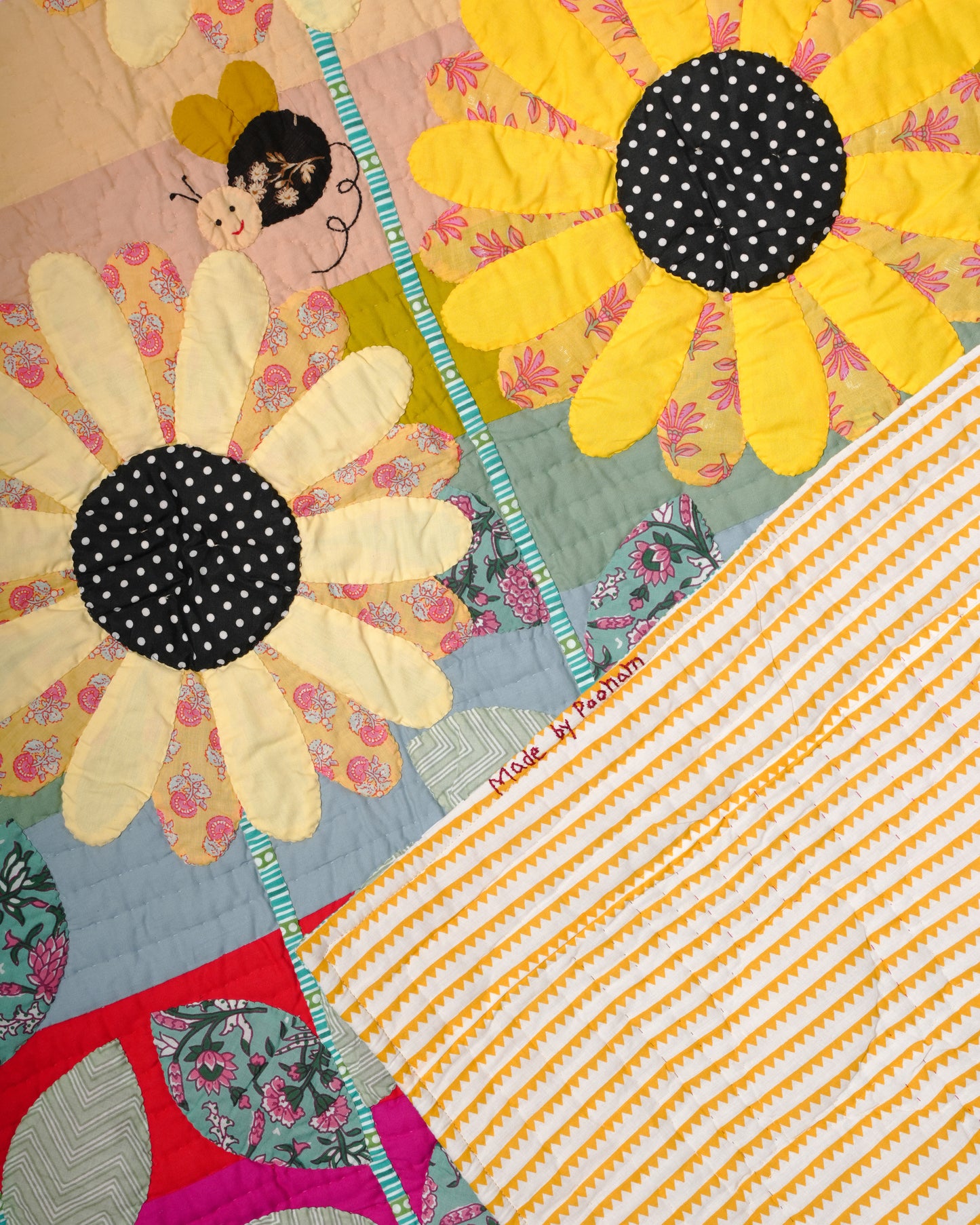 Sunflower Baby Quilt 🌻