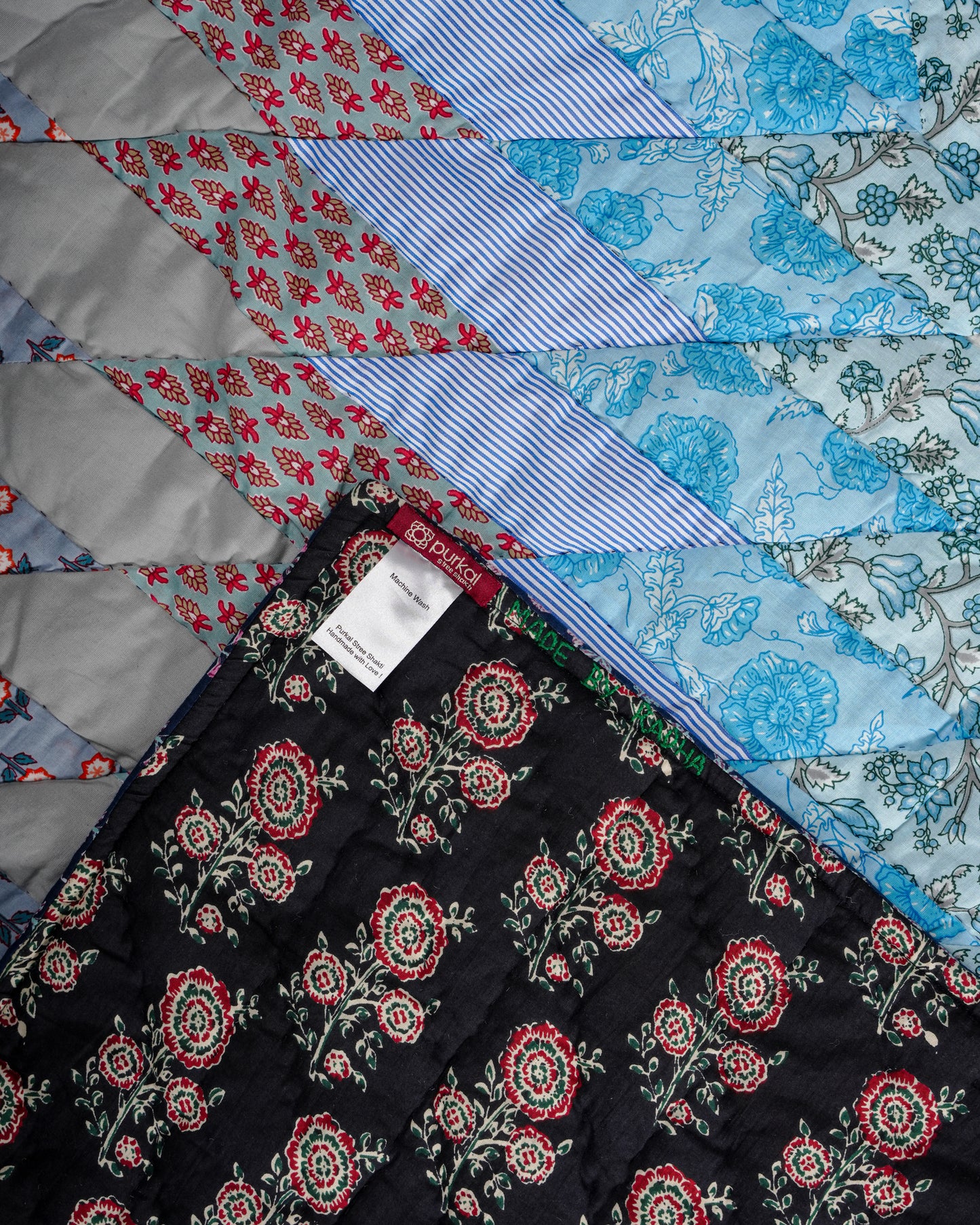 Moonbeam King Size Patchwork Quilt