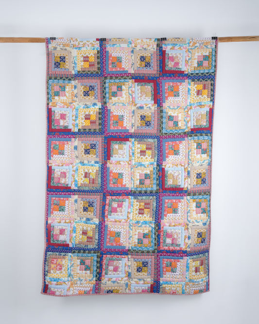 Chess board Single Size Patchwork Quilt