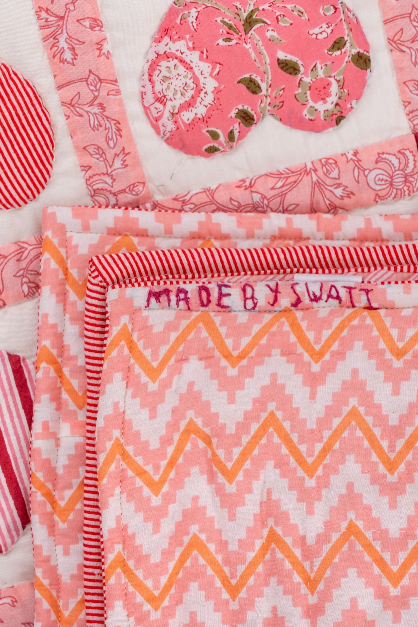 Pink Sweetheart Baby Quilt 🩷