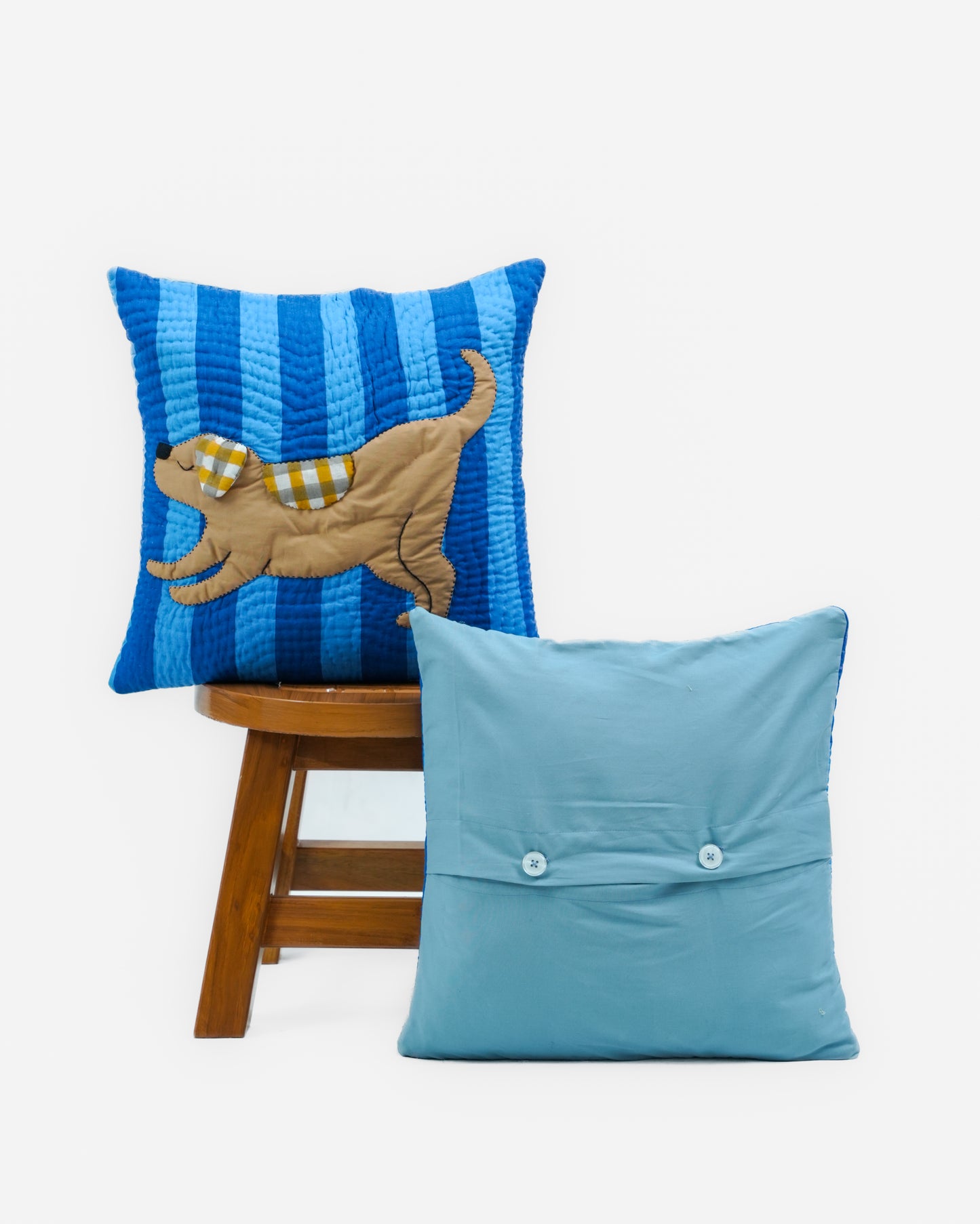 Stretching Lazy Dog Cushion Cover