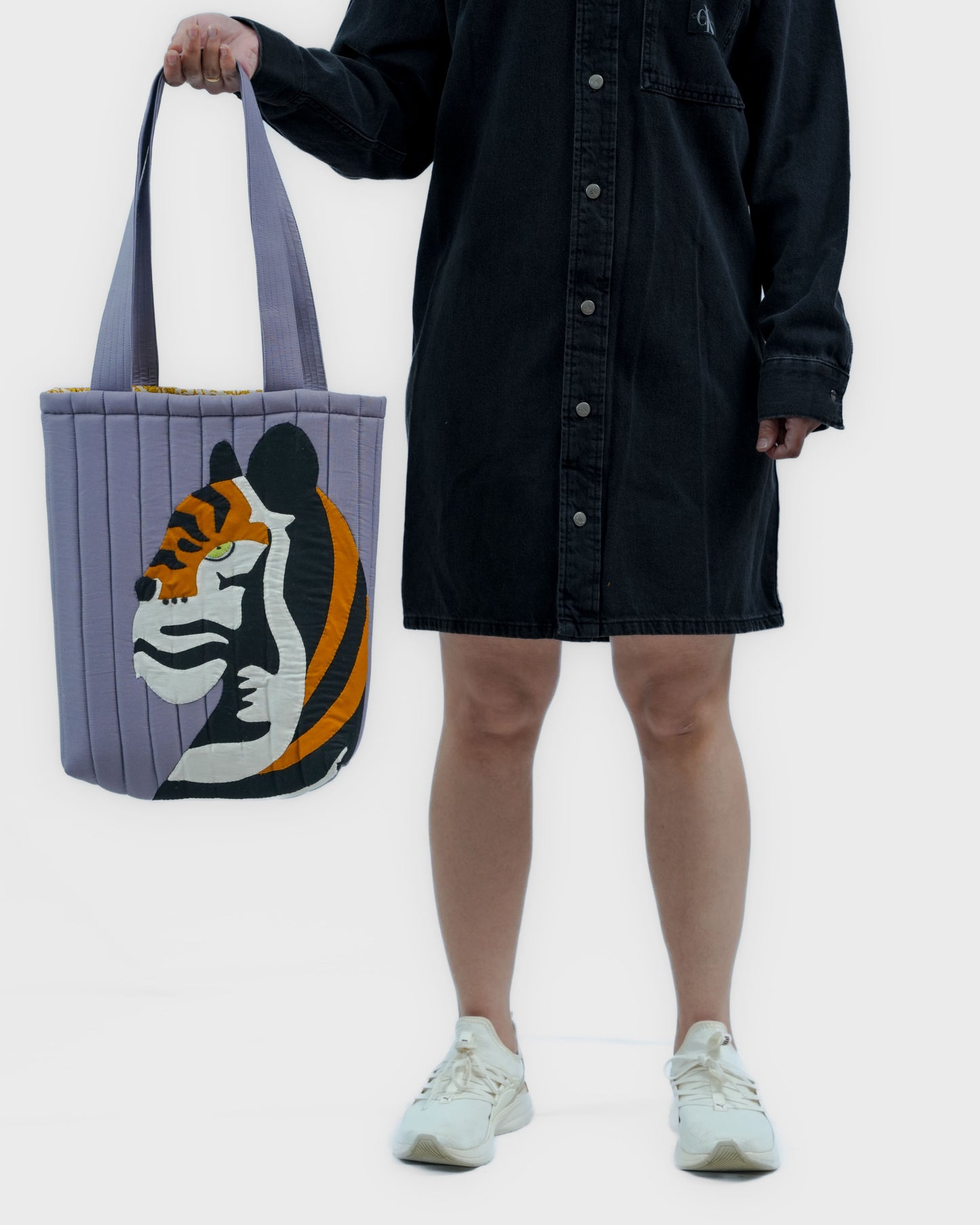 Safari Edit Tiger Tote Bag