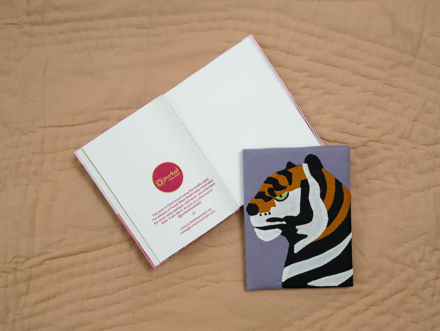 Safari Edit Tiger Handmade Journal
