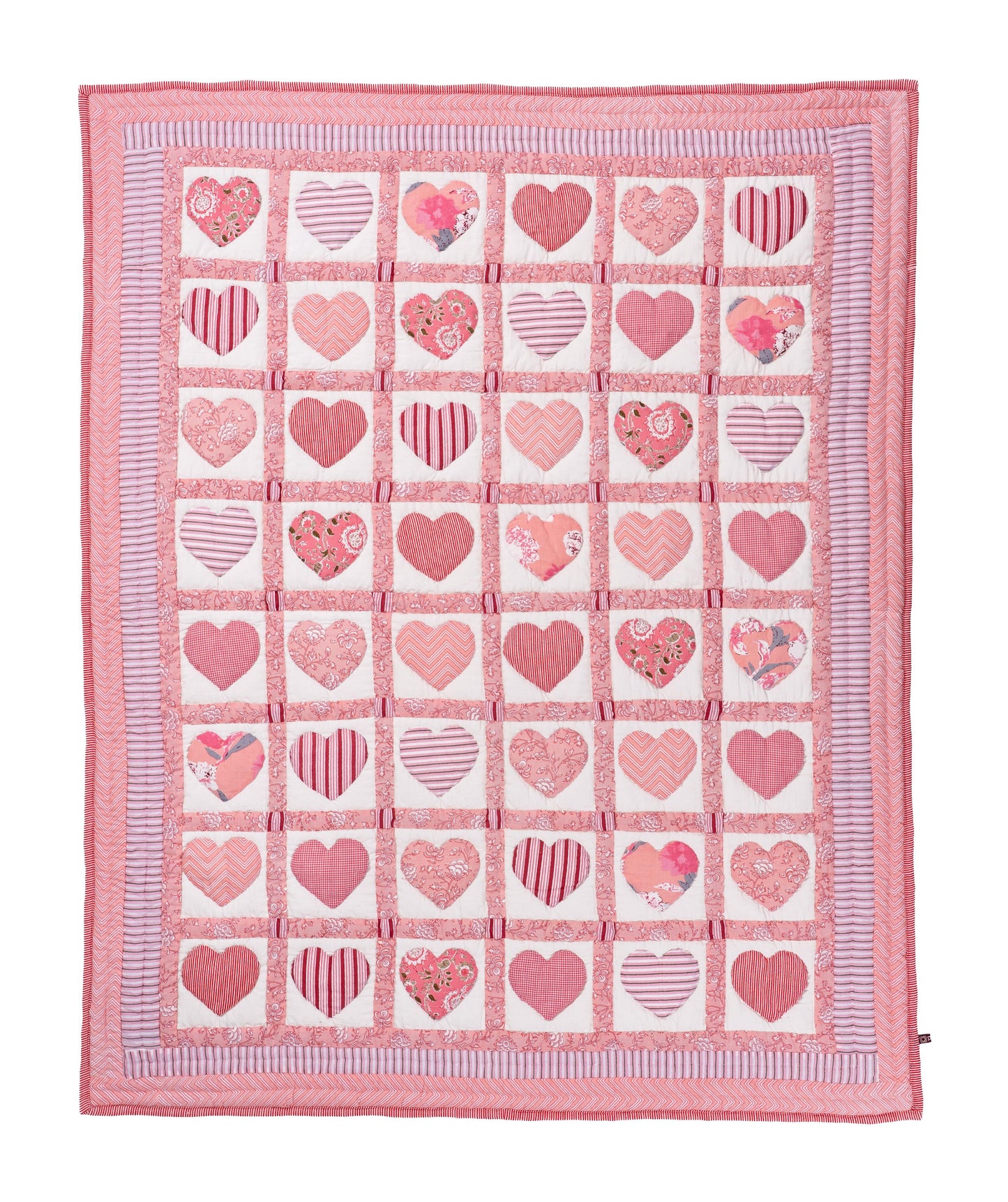 Pink Sweetheart Baby Quilt 🩷