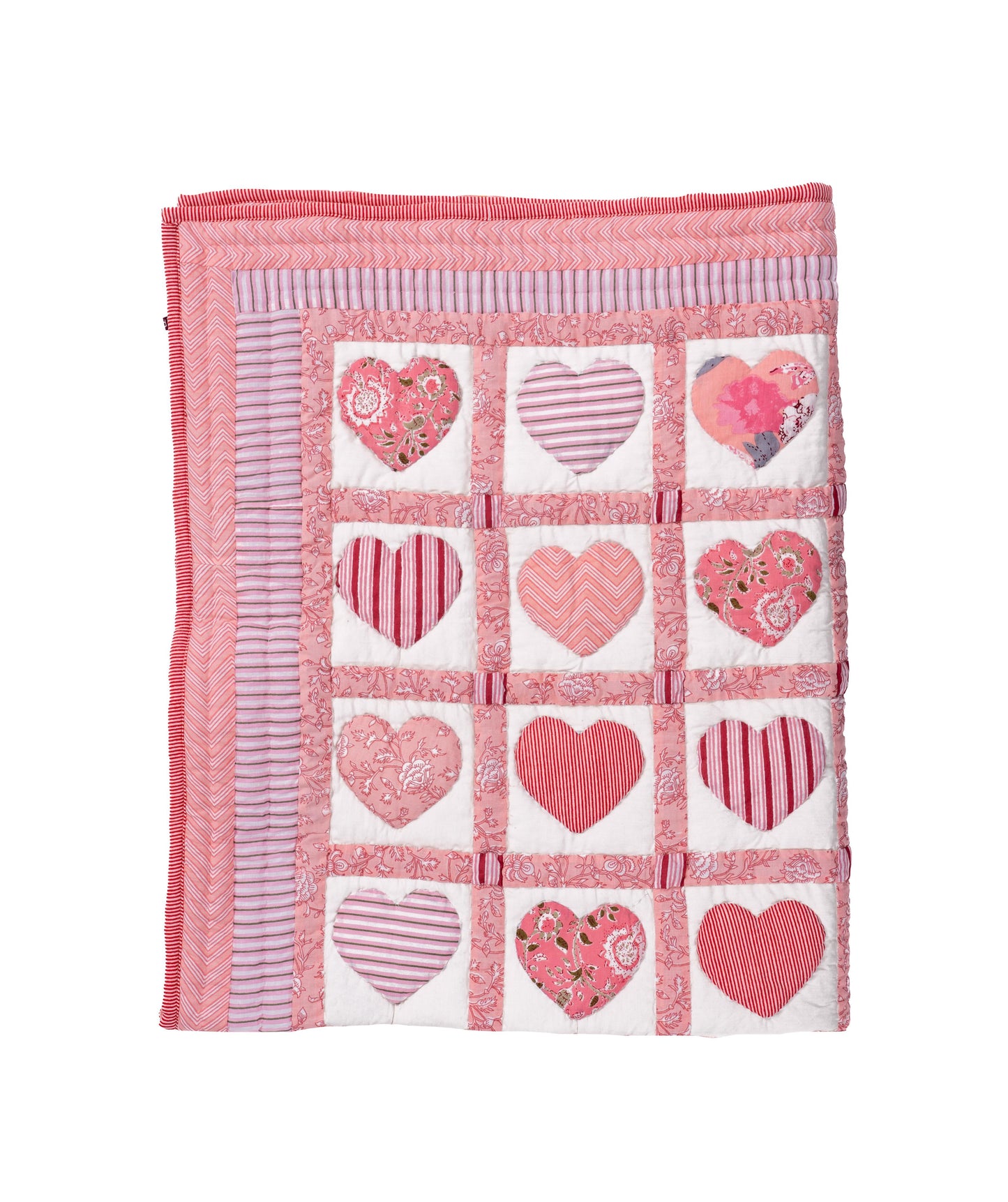 Pink Sweetheart Baby Quilt 🩷