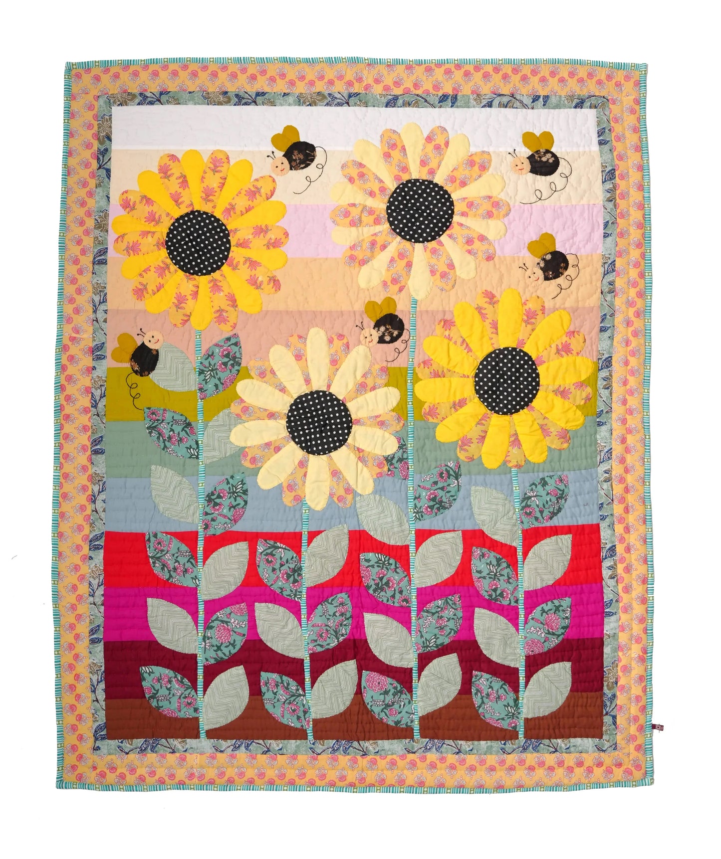 Sunflower Baby Quilt 🌻