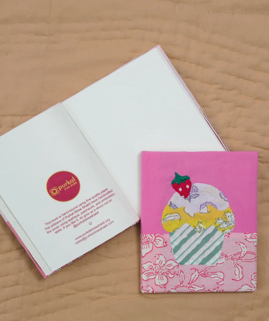 Cupcake Pink Handmade Journal