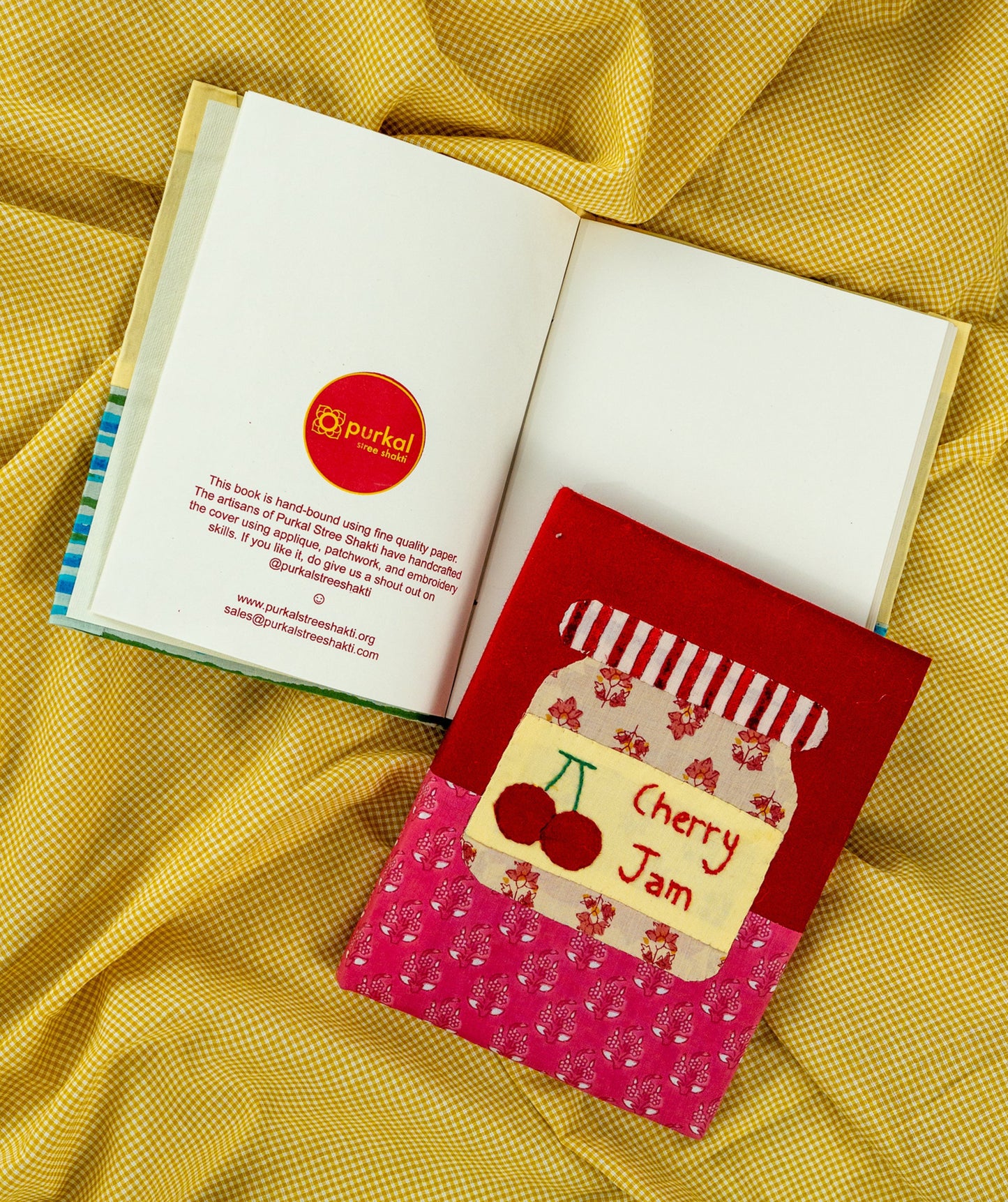 Cherry Jam Handmade Journal
