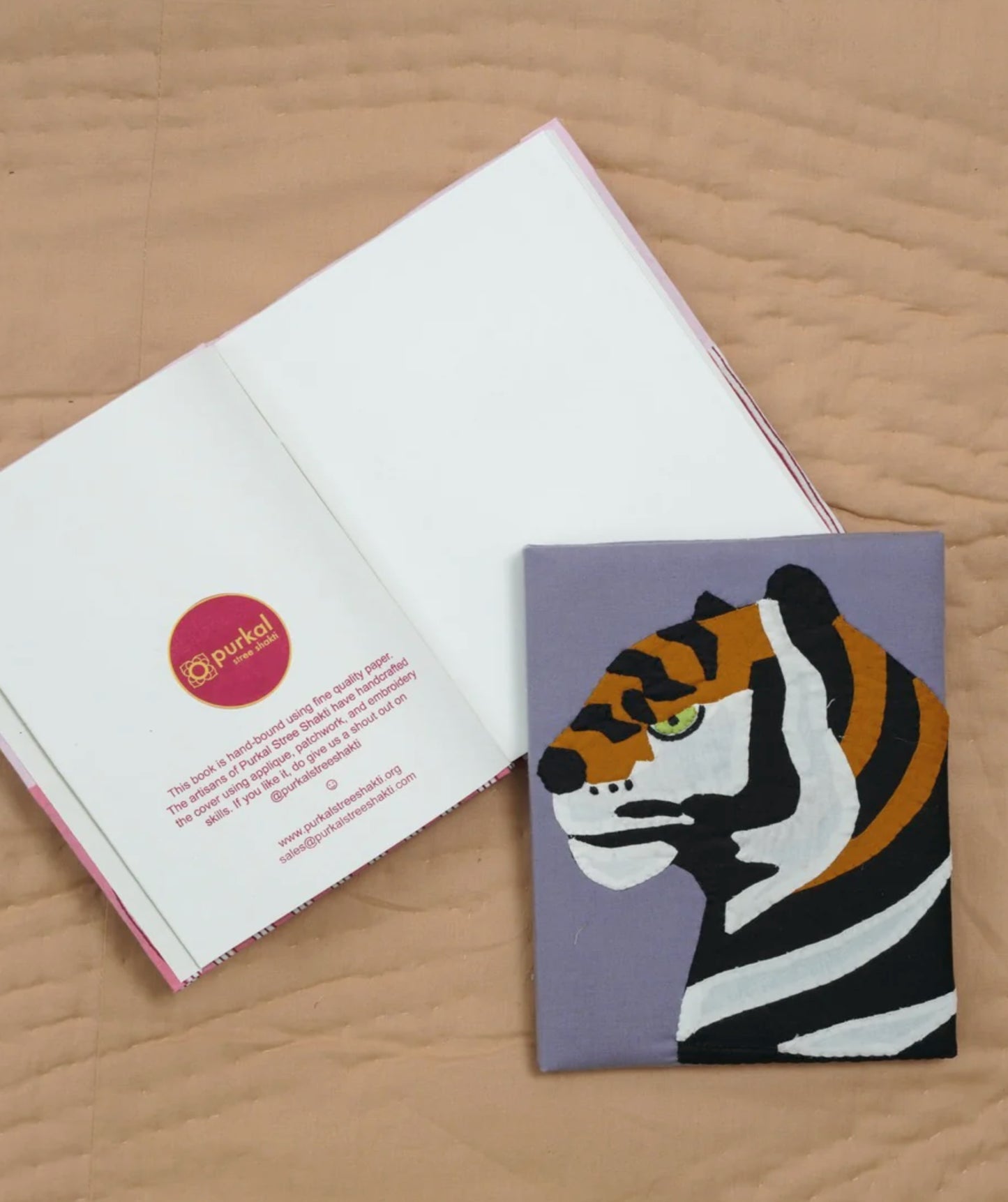 Safari Edit Tiger Handmade Journal