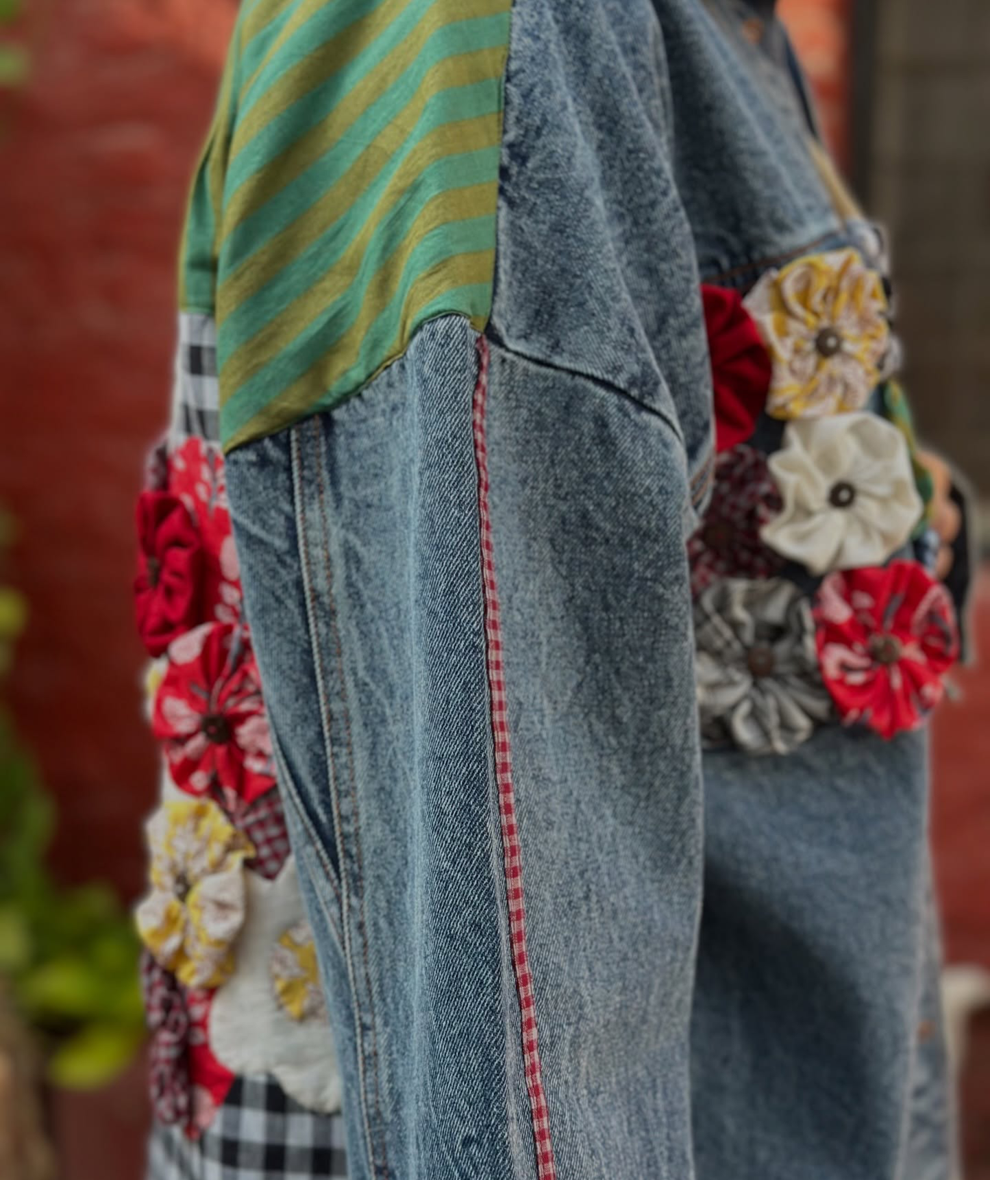 Frida Wearable Art Denim Jacket