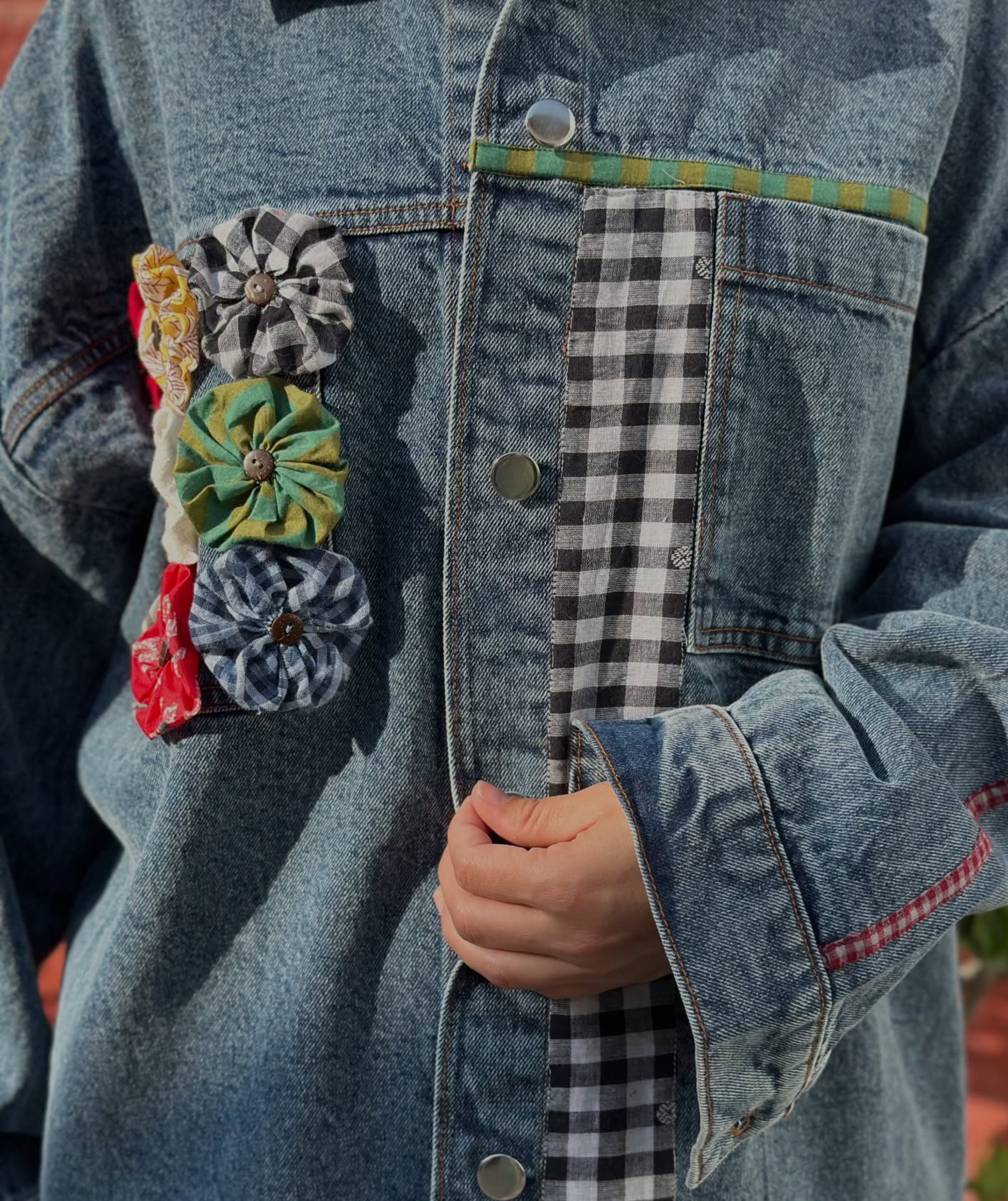 Frida Wearable Art Denim Jacket