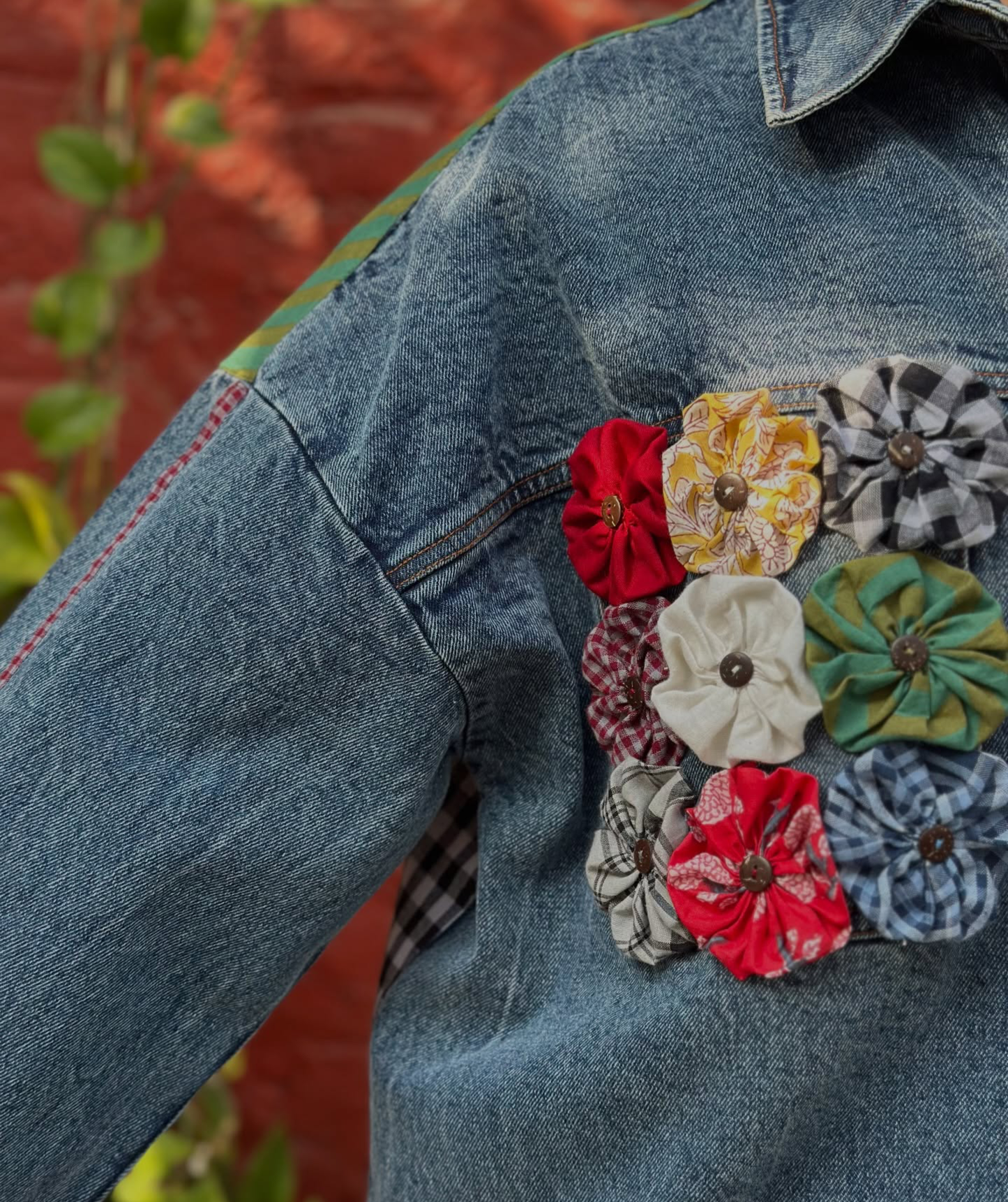 Frida Wearable Art Denim Jacket