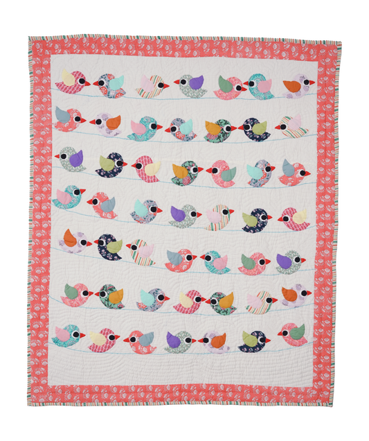 Anek Chidiya White Baby Quilt 🐣