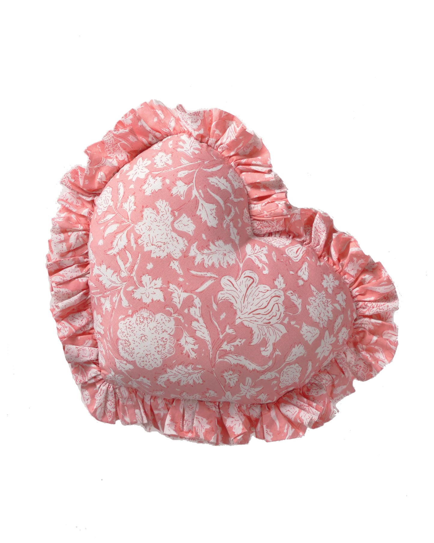 Peach Heart Pillow