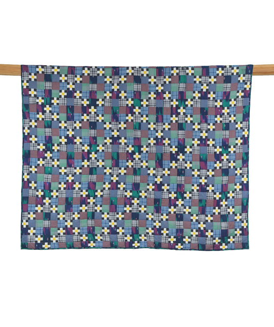 'Chain of Daisy' Patchwork King Size Quilt