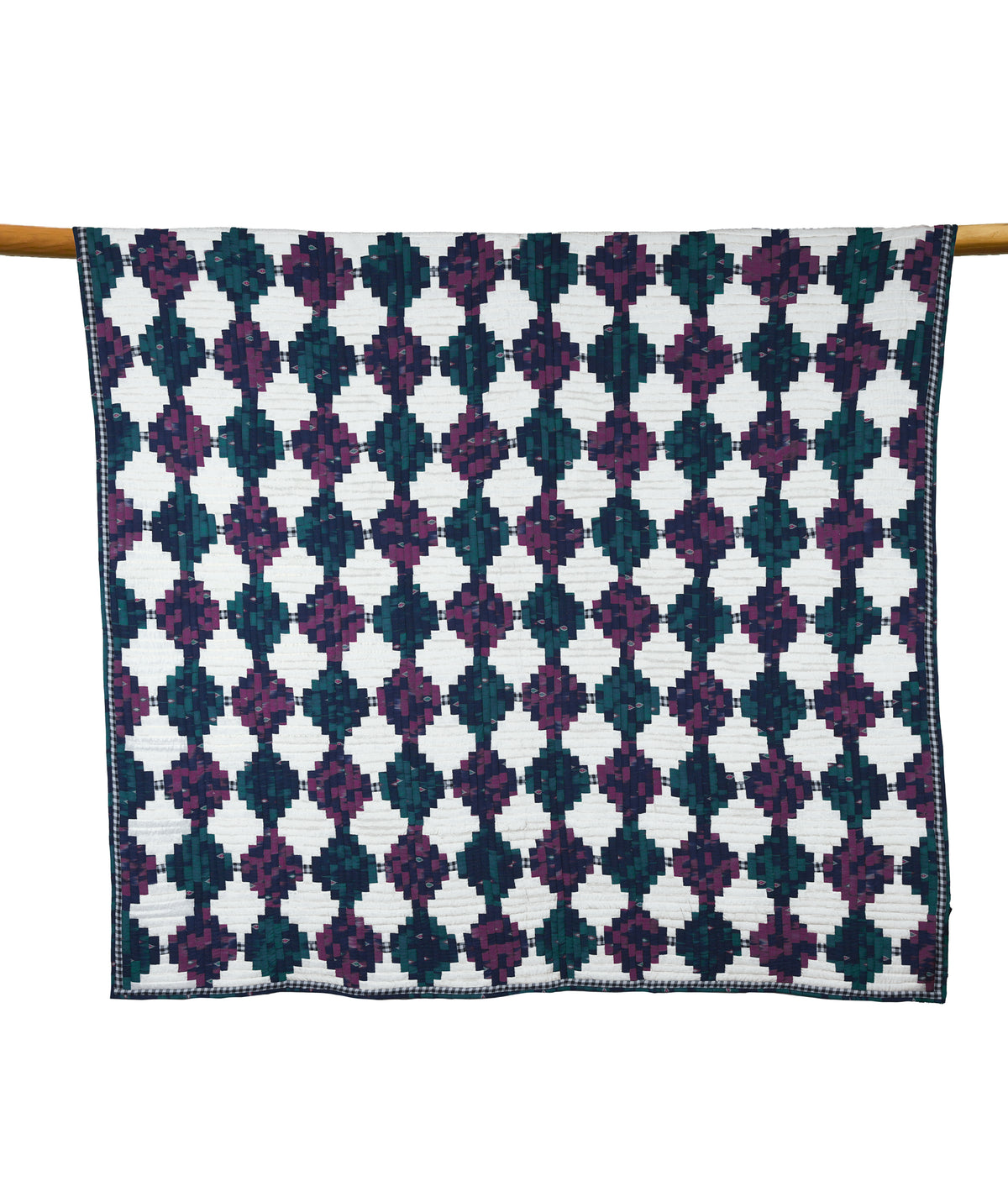 Echoes of Ikat King Size Patchwork Quilt Set