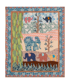 Elephant Safari Baby Quilt